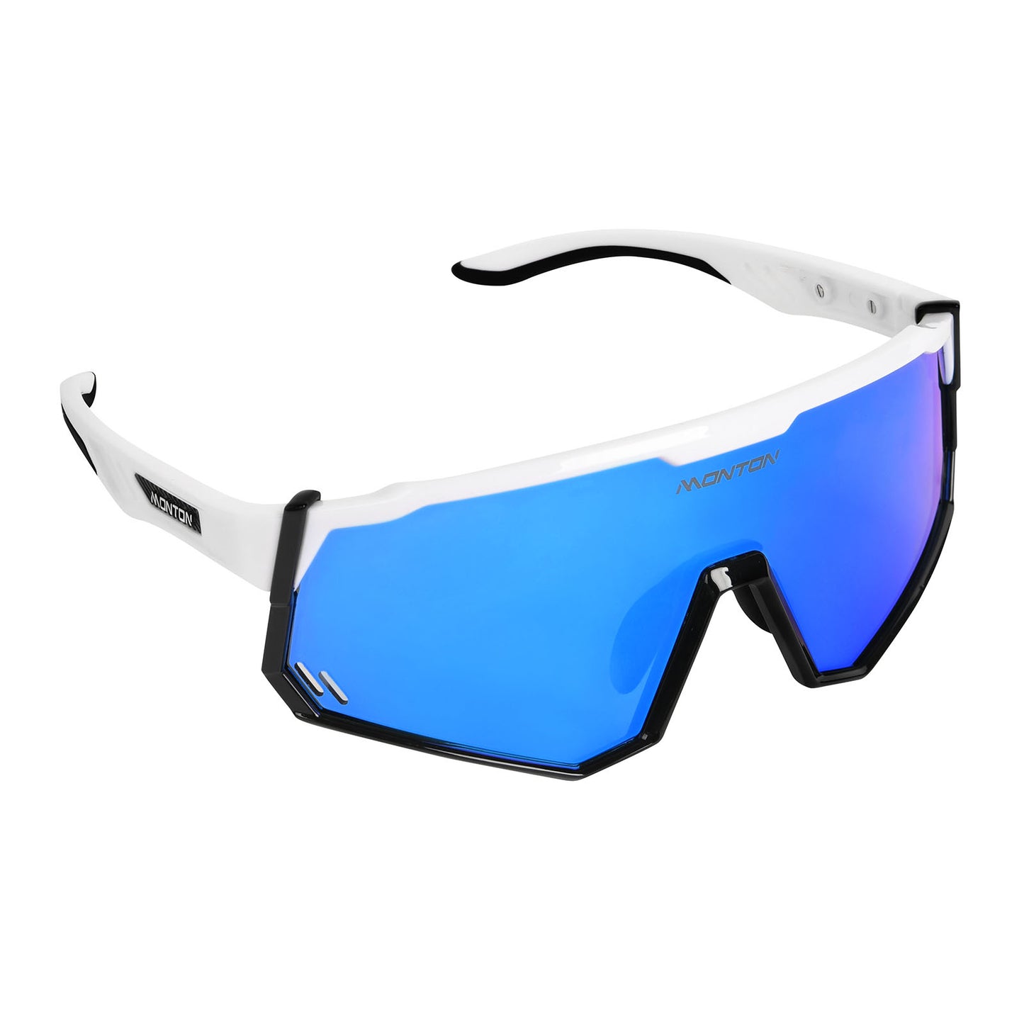 Blade Sunglasses - Sleek Black/White