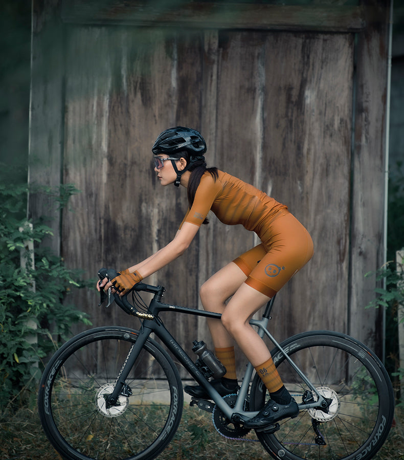 Women's Skull+Monton - Bib Shorts - Brown
