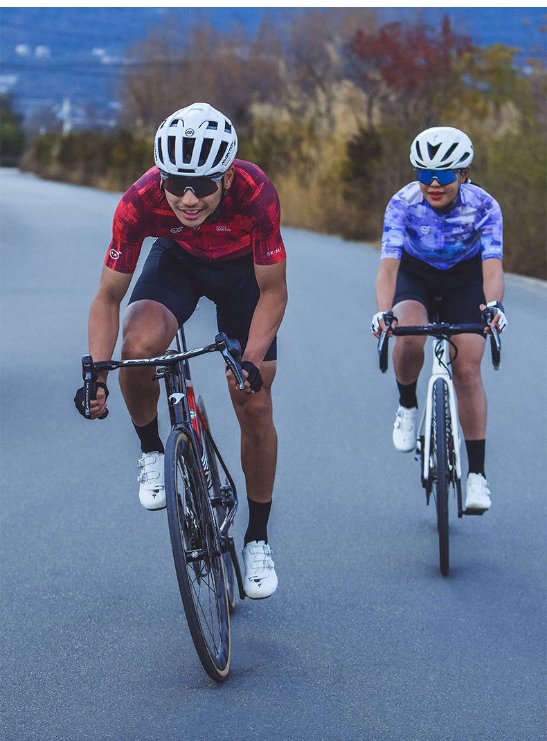 Men's Smear Space - Short Sleeve Jersey - Red