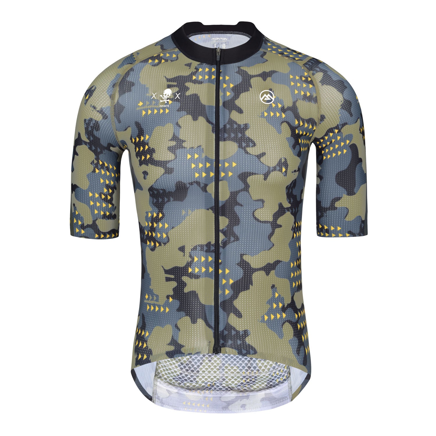 Men s Camo Shield Short Sleeve Jersey Green Monton Sports