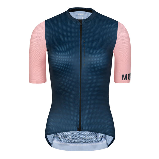 Women's Urban+ Blue/Pink - Short Sleeve Jersey