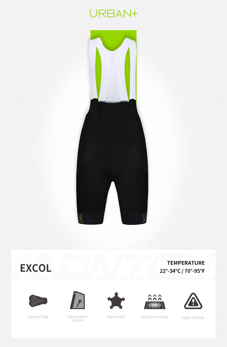 Women's Excol - Bib Shorts - Black