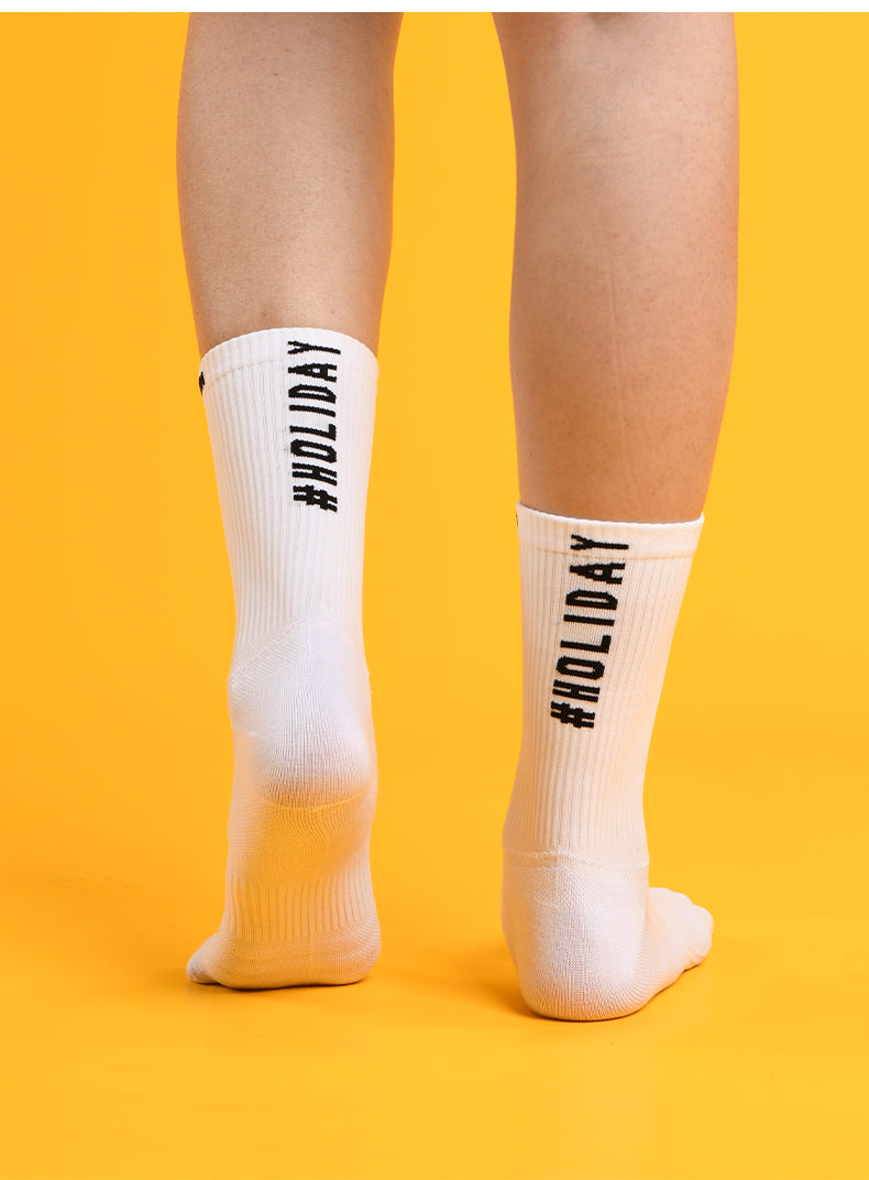 #HOLIDAY - Cotton Socks - White