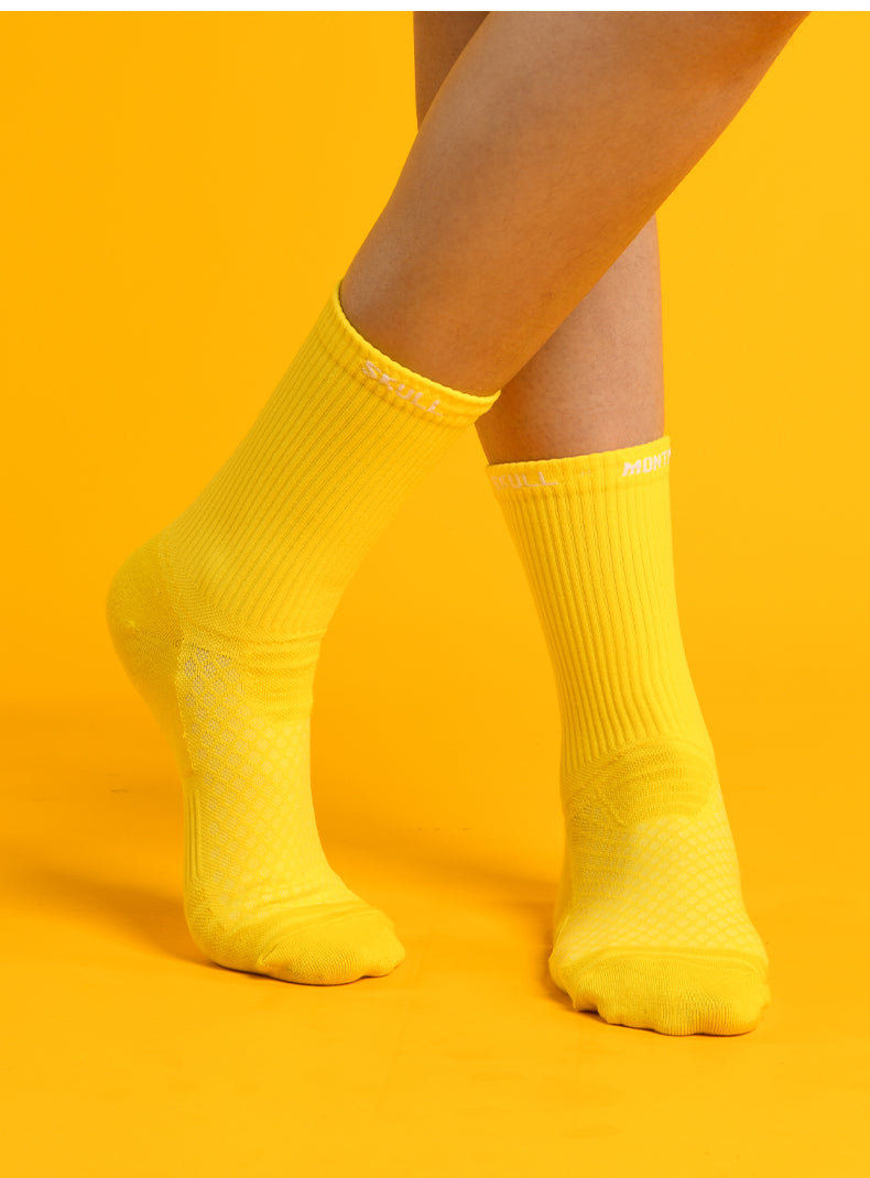 #MONDAY - Cotton Socks - Yellow