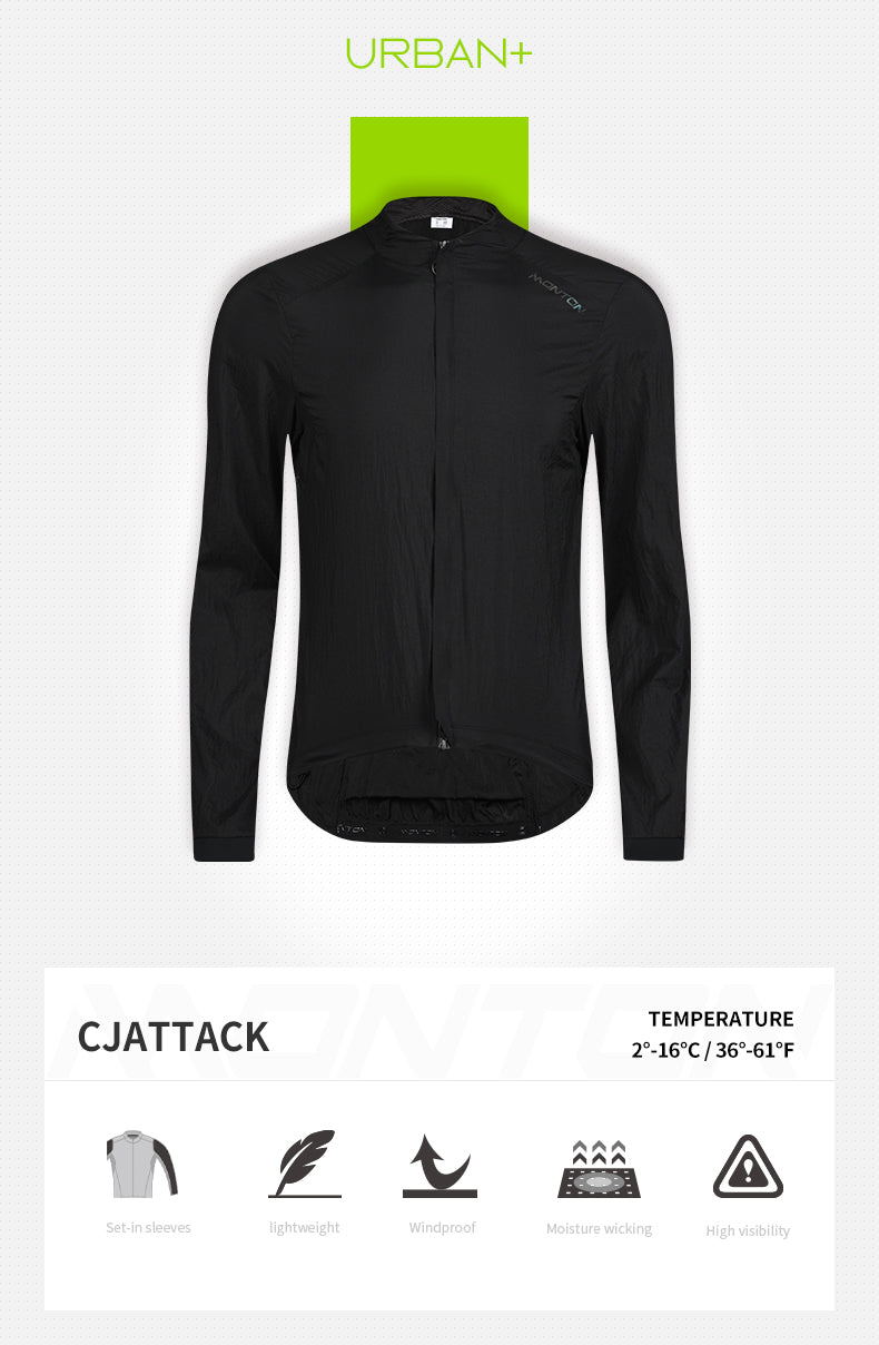 CJ-Attack Lightweight Jacket - Black