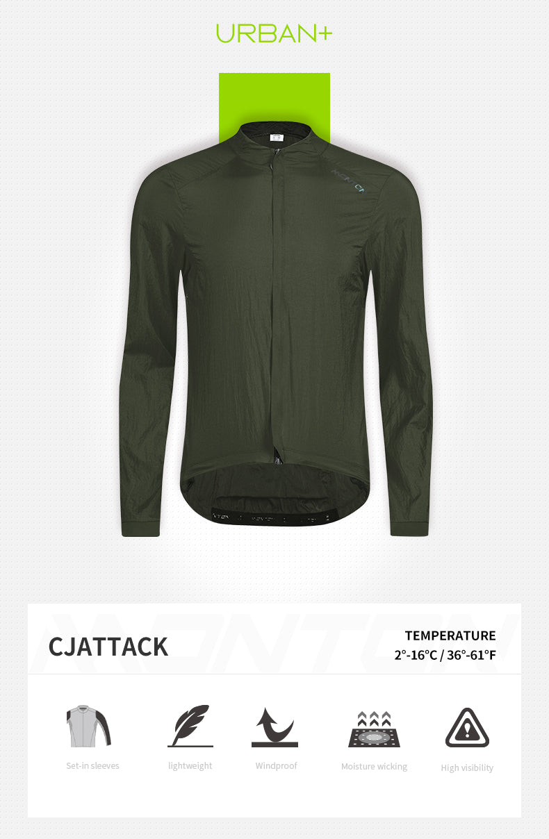 CJ-Attack Lightweight Jacket - Green
